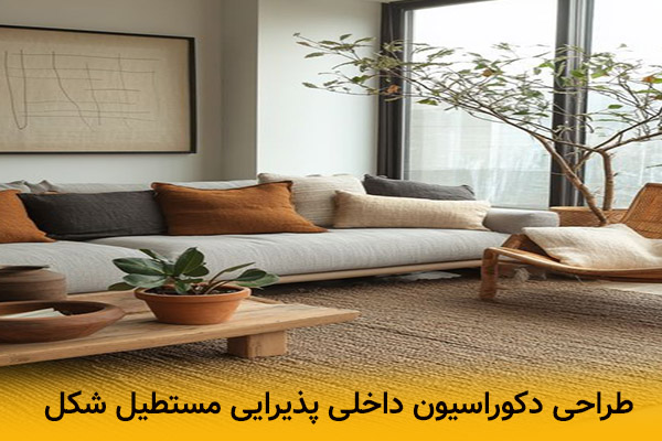 دکوراسیون پذیرایی مستطیل شکل | راهنمای جامع و کامل