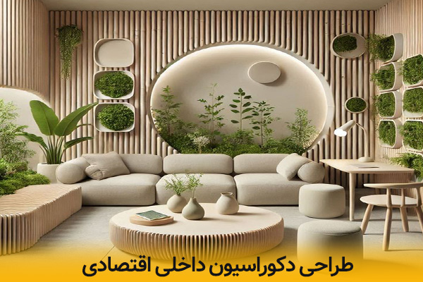 طراحی دکوراسیون داخلی به صورت کاملا اقتصادی